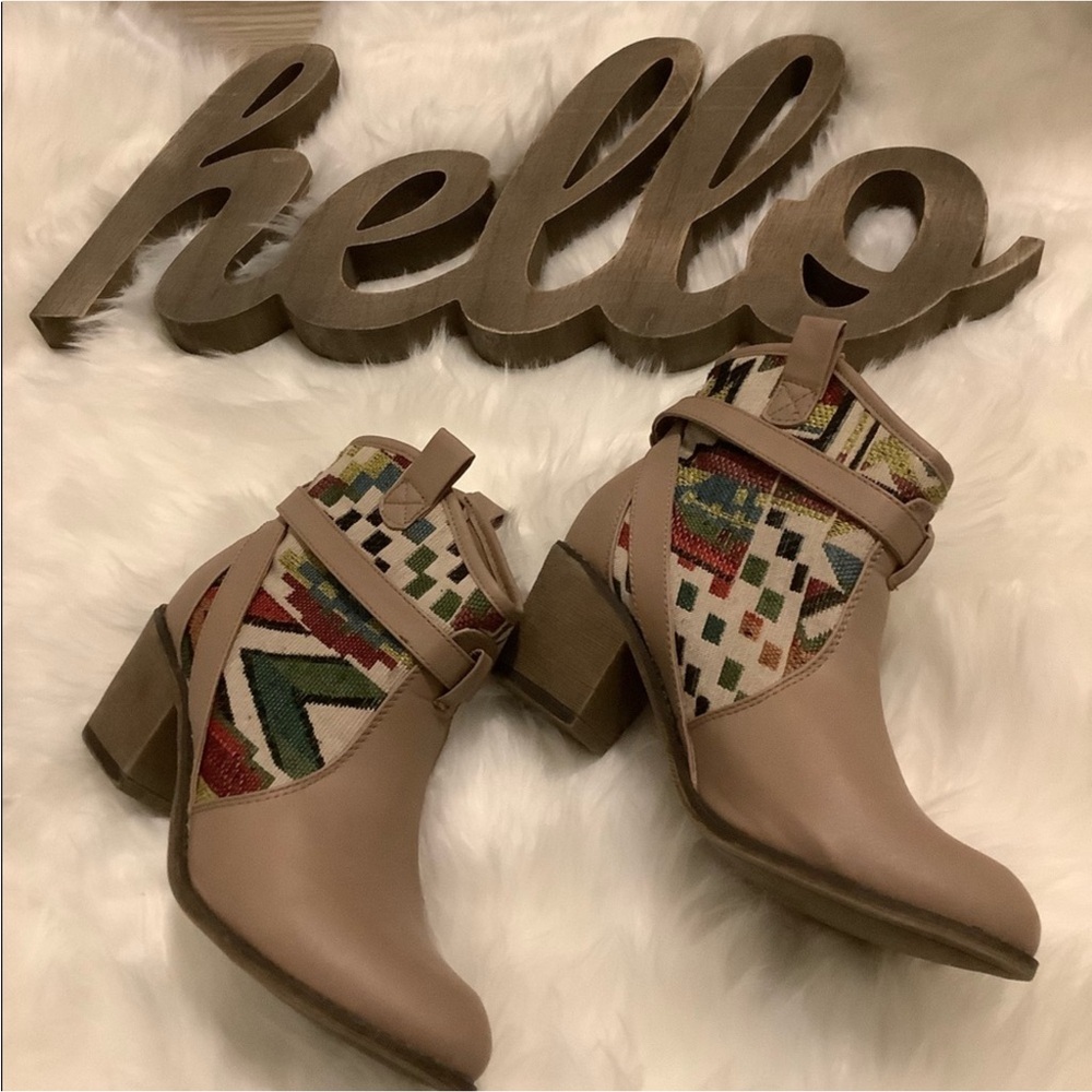 Altar’d State patterned booties❤️❤️❤️❤️ - Picture 2 of 12